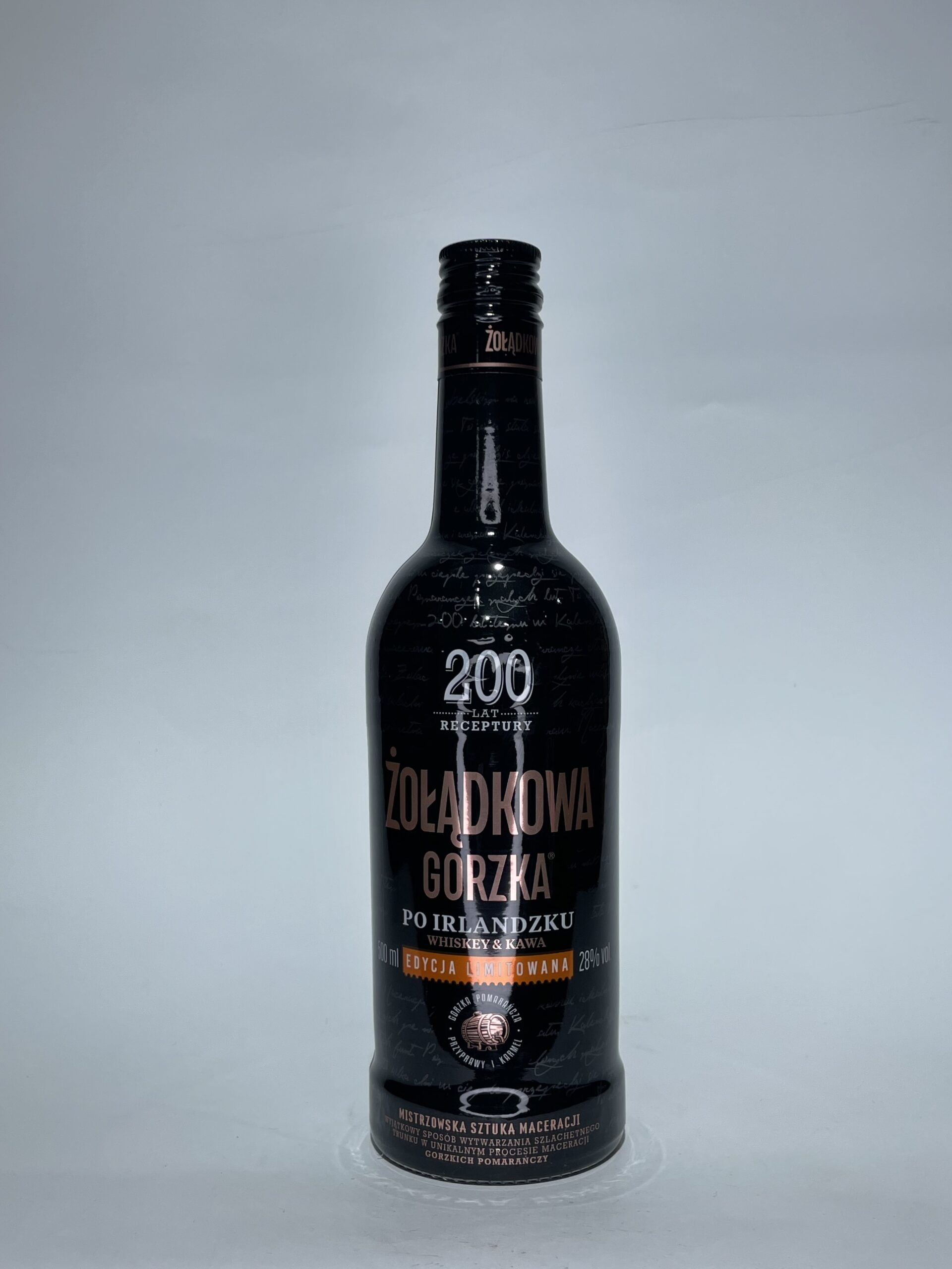 ŻOŁĄDKOWA GORZKA PO IRLANDZKU WHISKEY & KAWA