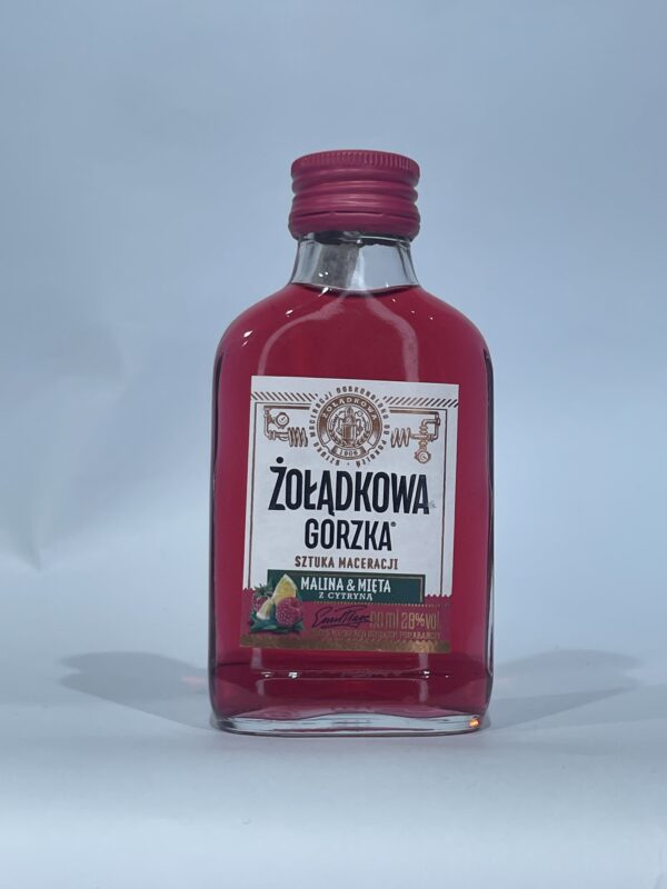 ŻOŁĄDKOWA GORZKA MALINA&MIĘTA / 0,1L / 28%